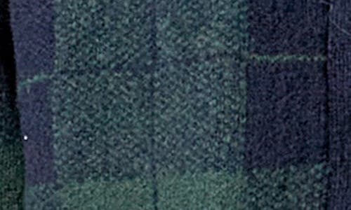 English Factory Oversize Check Cardigan In Green Multi