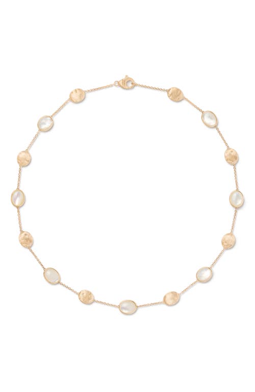 Marco Bicego Siviglia 18K Yellow Gold Mother-of-Pearl Necklace at Nordstrom