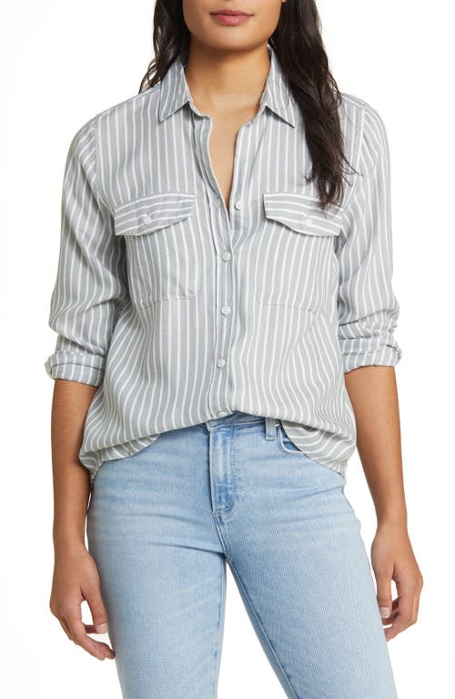 beachlunchlounge Finley Stripe Button-Up Shirt at Nordstrom,