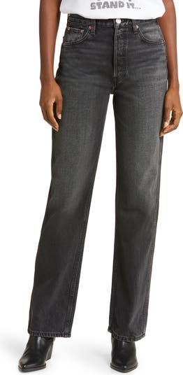 RE/DONE 90s Loose high-rise straight-leg jeans