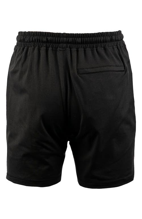 Burnside Soft Jersey Shorts In Heather Black