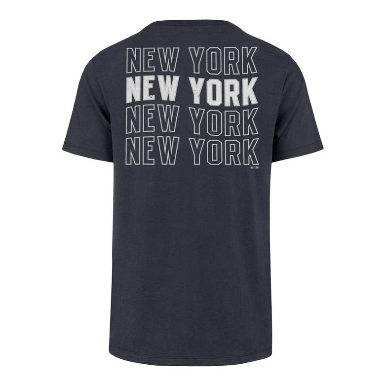 Shop 47 ' Navy New York Yankees Hang Back Franklin T-shirt