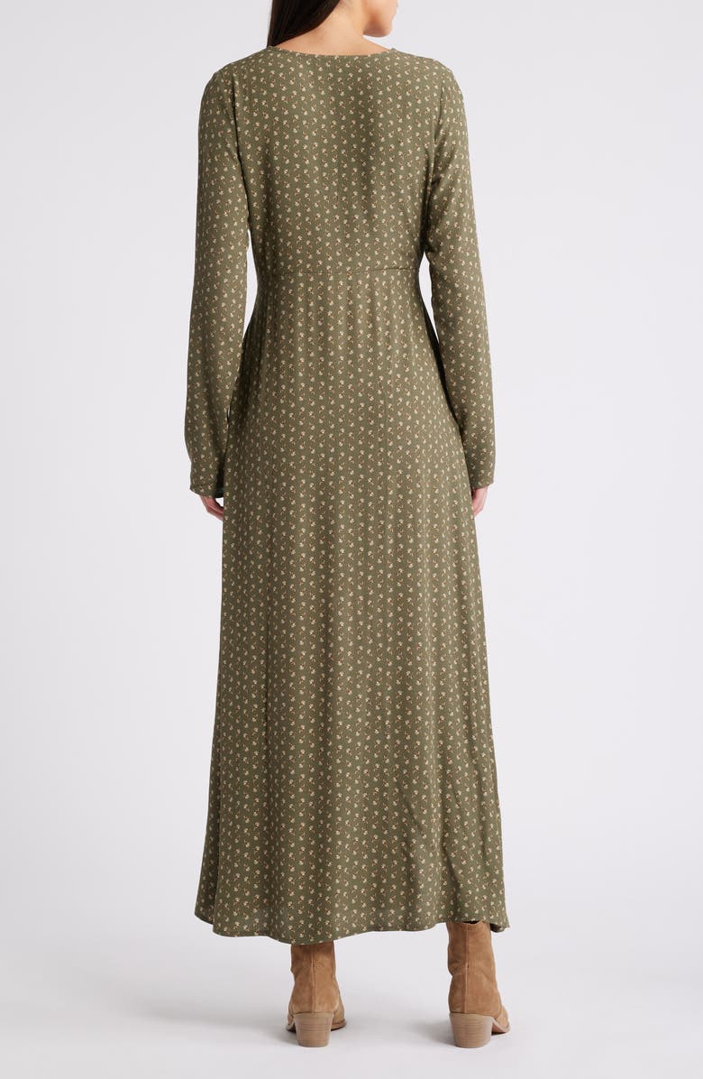 Treasure & Bond Floral Long Sleeve Maxi Dress Nordstrom