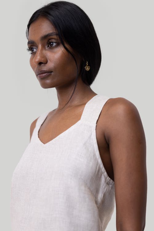 REISTOR REISTOR CROSSBACK BUTTON UP TANK TOP