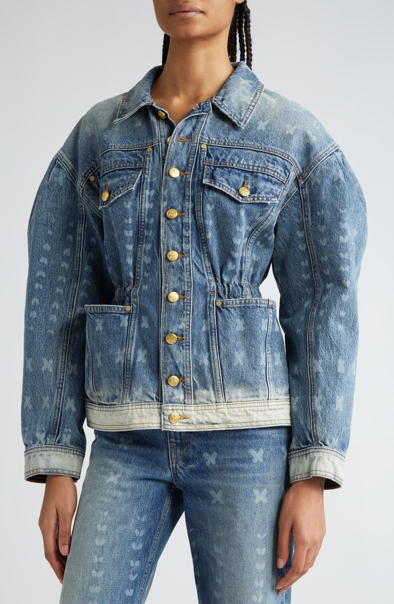 Ulla Johnson Odette Puff Sleeve Denim Jacket | Nordstrom