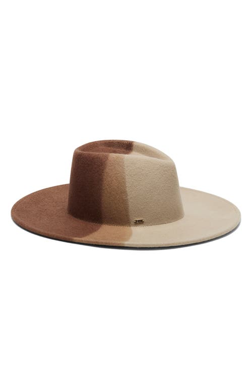 Eugenia Kim Harlowe Felted Wool Hat In Beige/ Camel/ Brown
