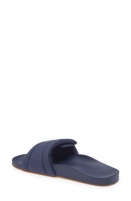 Shop Olukai Sunbeam Slide Sandal In Navy/navy