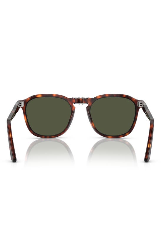 Shop Persol 57mm Round Sunglasses In Havana