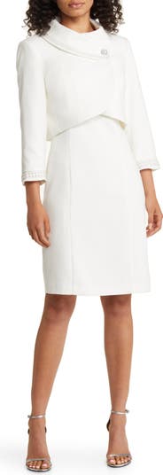 Tahari ASL Beaded Jacket Sheath Dress Nordstrom