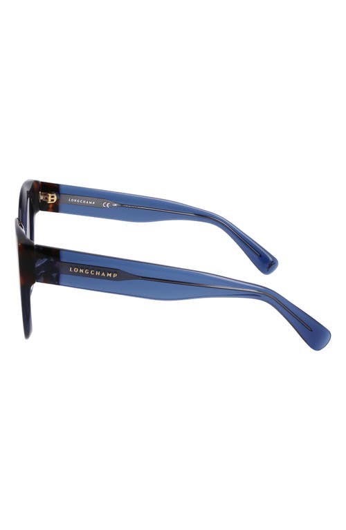 LONGCHAMP LONGCHAMP HERITAGE 49MM SMALL ROUND SUNGLASSES