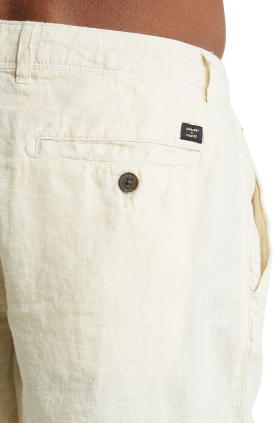 SUPERDRY STUDIOS OVERDYED LINEN SHORTS