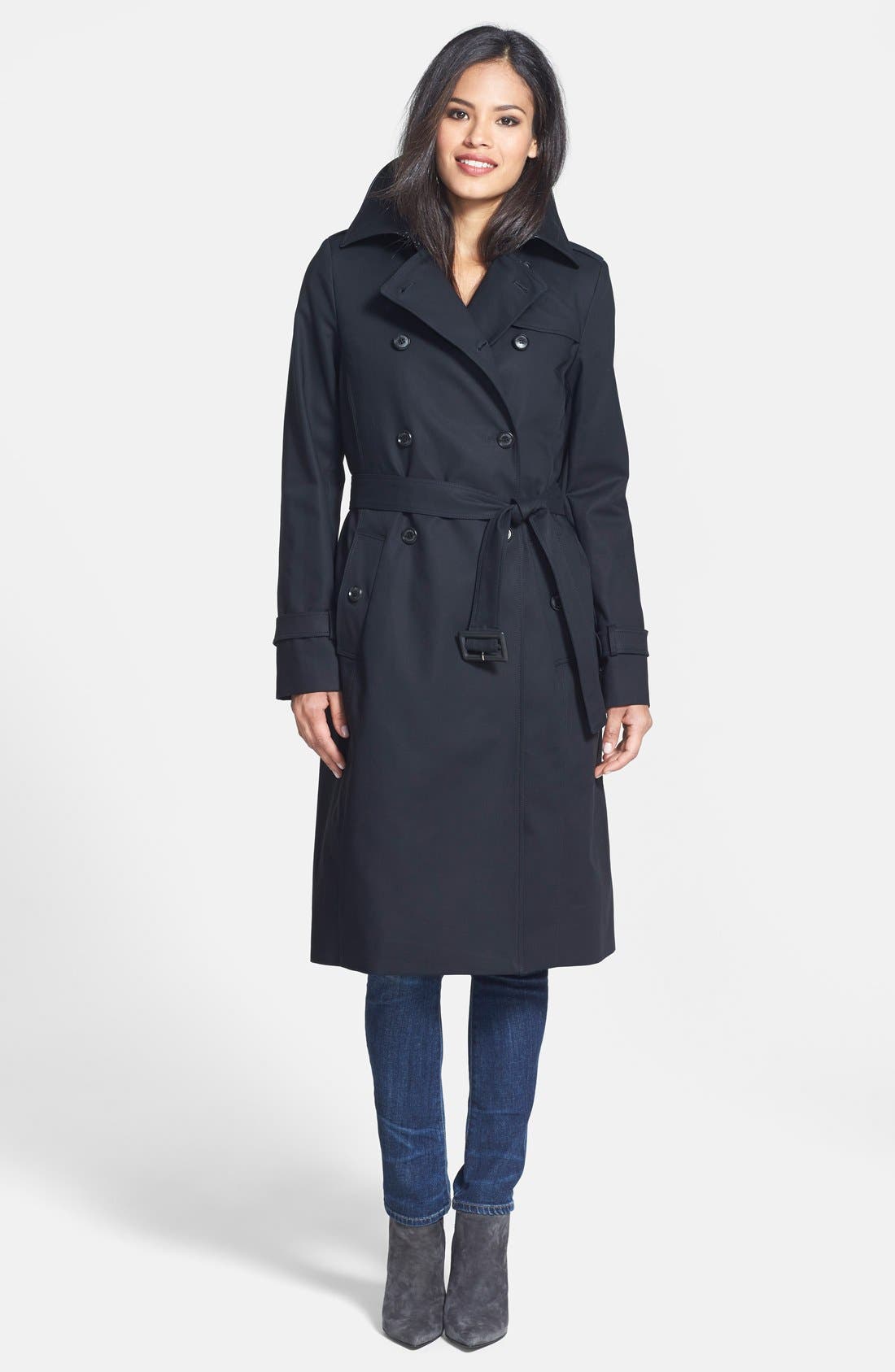 Pendleton Double Breasted Trench Coat with Detachable Liner Nordstrom
