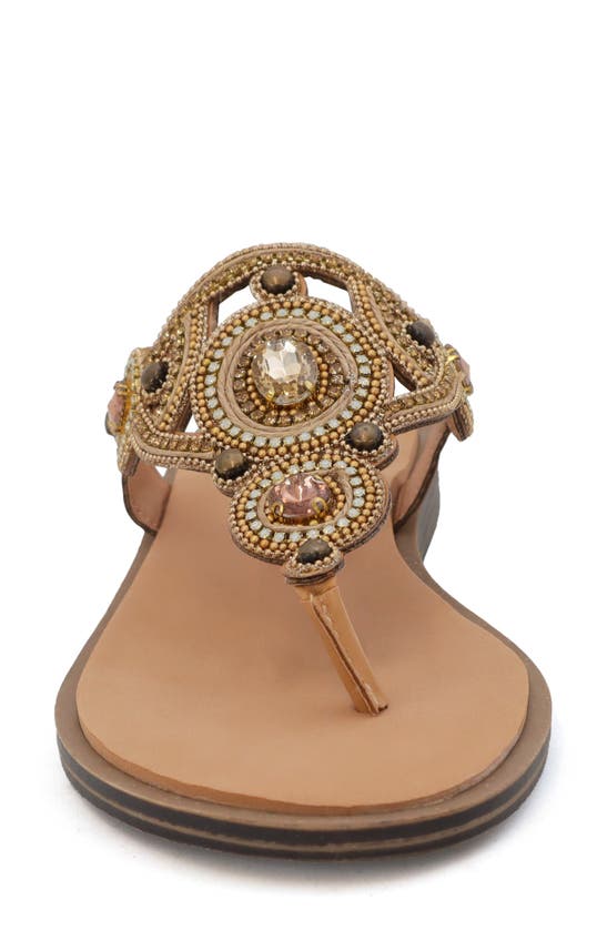 Wlk By S. Miller Myles Embellished Sandal In Bronze