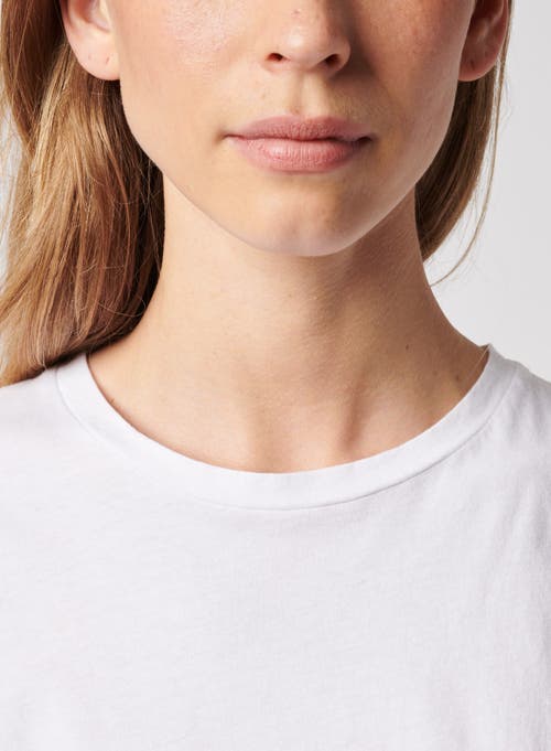 MAJESTIC MAJESTIC FILATURES COTTON 'SILK TOUCH' SHORT SLEEVE SEMI RELAXED CREWNECK T-SHIRT