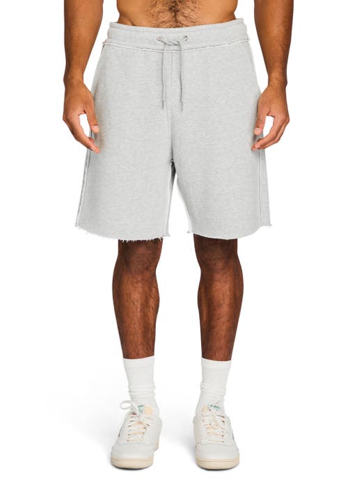 Shop Ser.o.ya Hudson Fleece Short In Heathered Grey