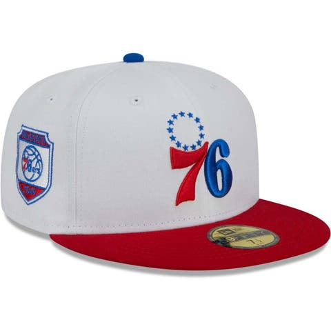 New Jersey Nets LOGOMAN Navy-White-Red Fitted Hat by New Era