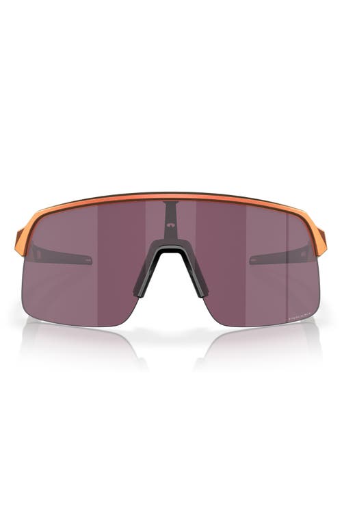 Oakley Sutro Lite 139mm Prizm Semirimless Wrap Shield Sunglasses in Matte Red at Nordstrom