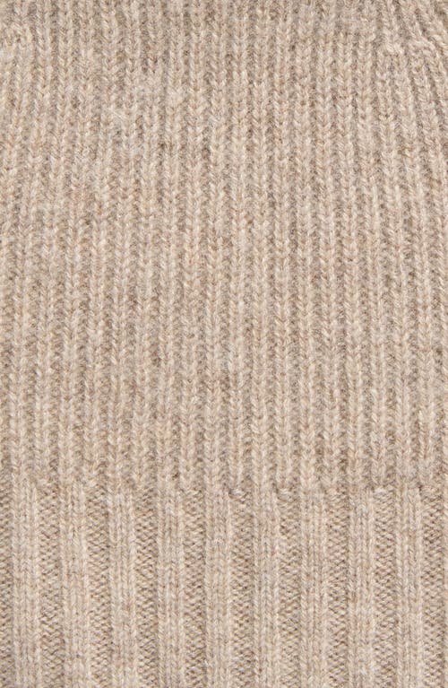 Shop Nordstrom Rib Cashmere Beanie In Beige Bliss