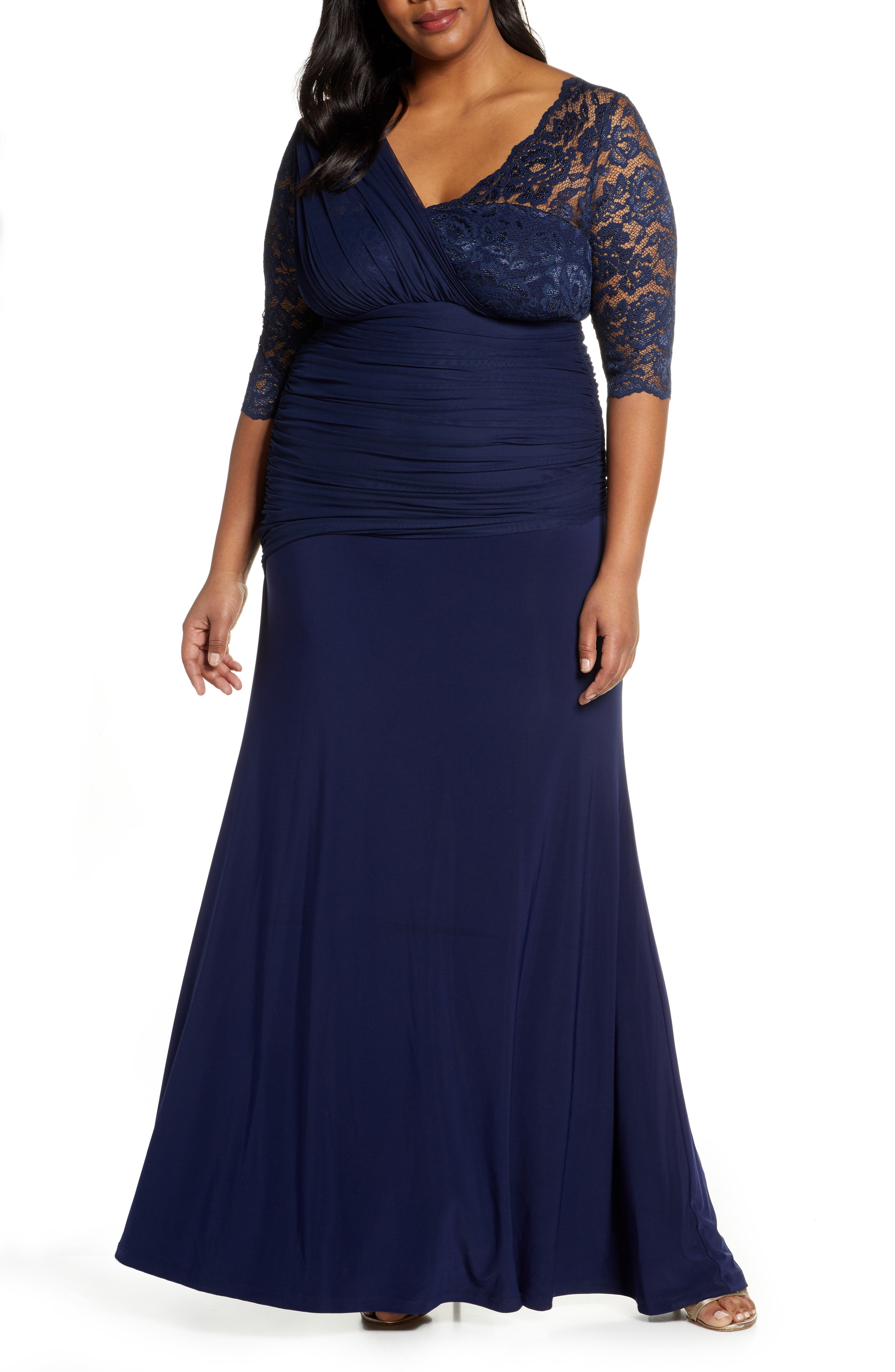 Kiyonna Soirée Evening Gown (Plus Size) | Nordstrom