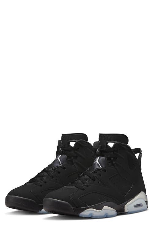 UPC 196151997372 product image for Air Jordan 6 Retro Basketball Sneaker in Black/Metallic Silver at Nordstrom, Siz | upcitemdb.com