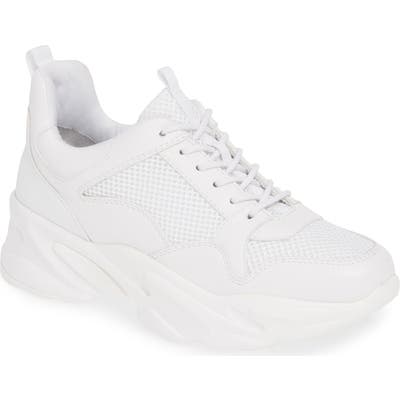 Steve Madden Moving Sneaker, White