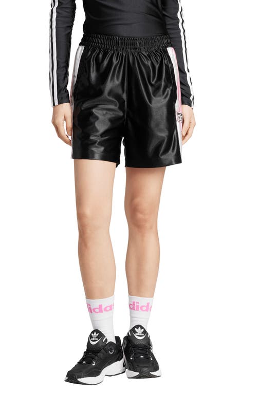 Shop Adidas Originals Adibreak Recycled Polyester Shorts In Black