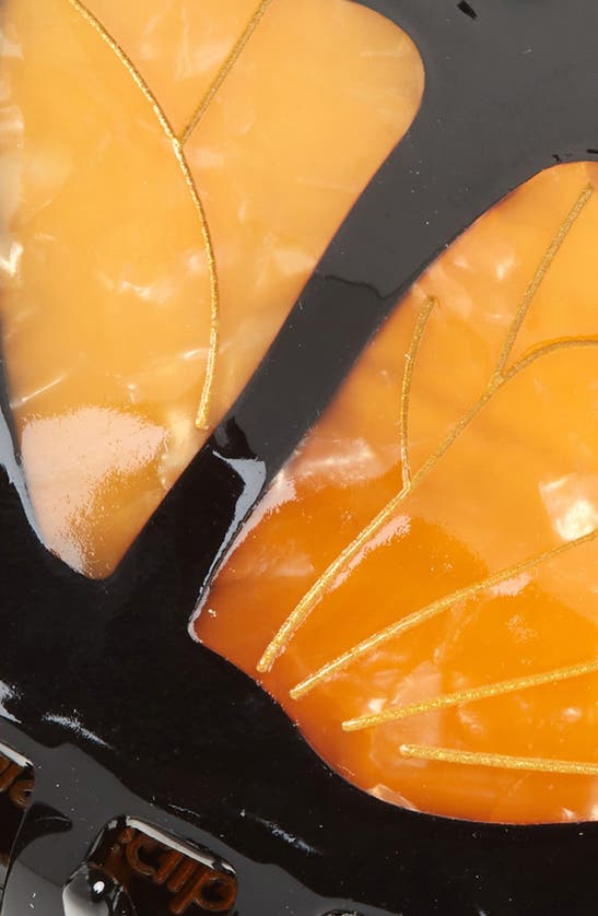 Shop Solar Eclipse Monarch Hair Claw Clip In Orange