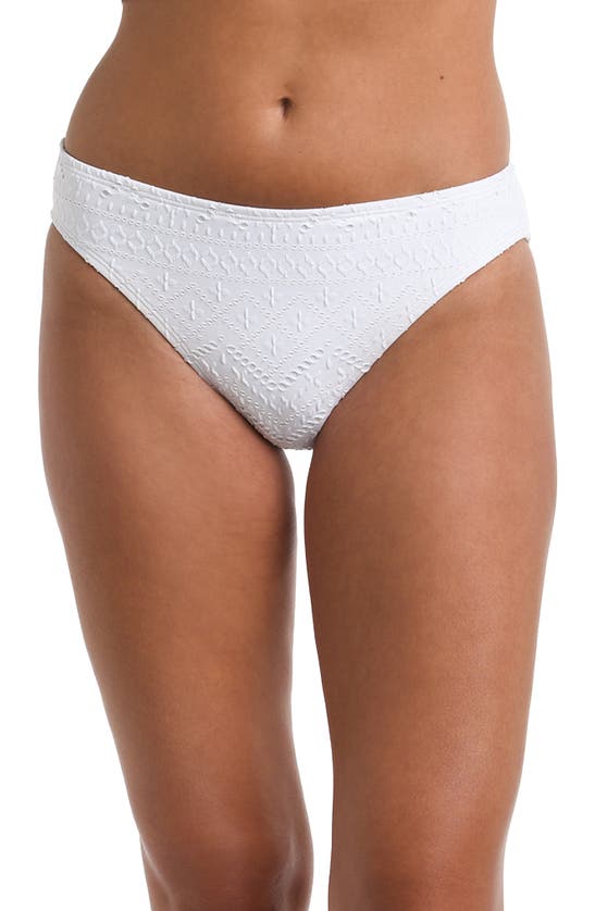 Shop La Blanca Salt Hipster Bikini Bottoms In White