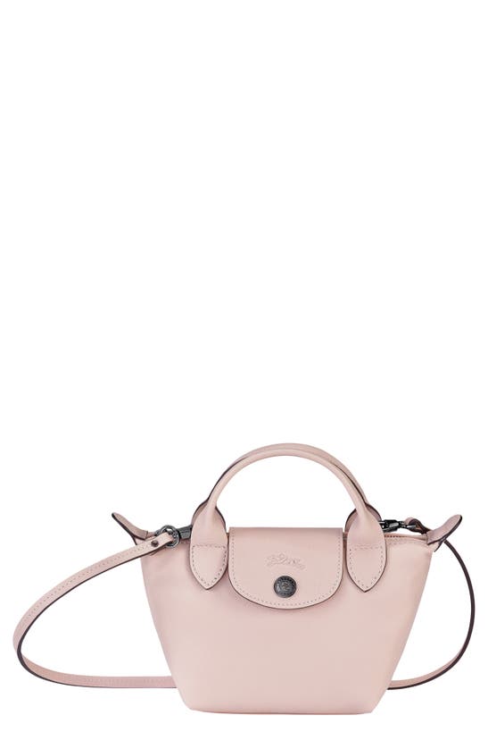 ♥ LONGCHAMP Le Pliage Cuir Crossbody Bag - Small / Pink ♥ ➩ To