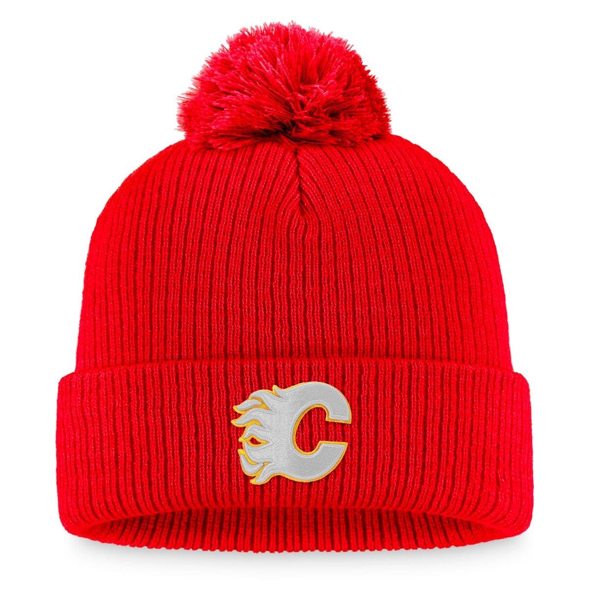 FANATICS Men's Fanatics Branded Red Calgary Flames Core Primary Logo