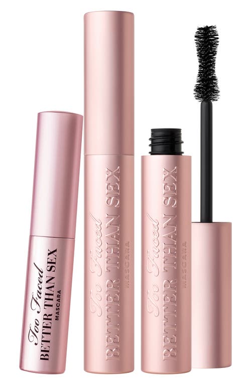 Too Faced Better Than Sex Mascara Set $69 Value in Black