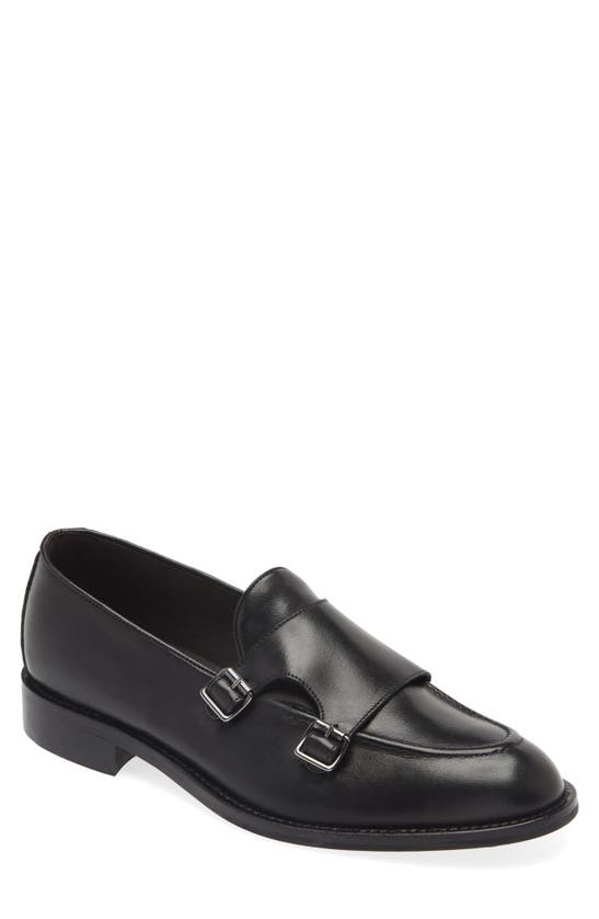 Bruno Magli Blake Monk Strap Shoe In Black