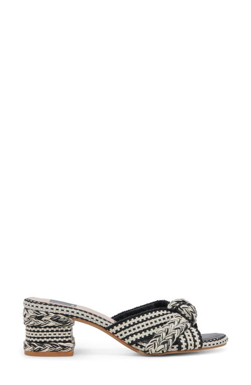 Dolce Vita Genero Woven Sandal In Black Multi Woven