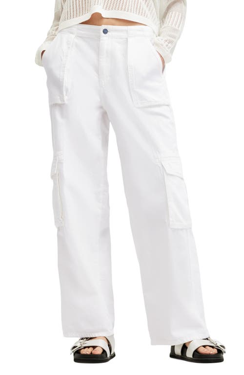 AllSaints Frieda Wide Leg Cargo Pants Off White at Nordstrom, Us