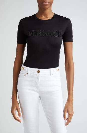 Versace Crystal Embellished Shirt