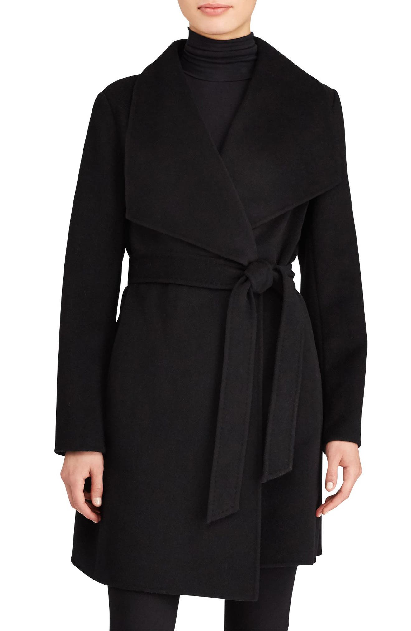 lauren ralph lauren wrap coat