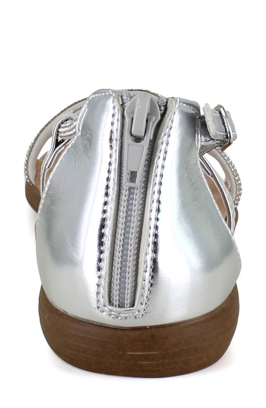 Shop Unionbay Keely Rhinestone Sandal In Silver