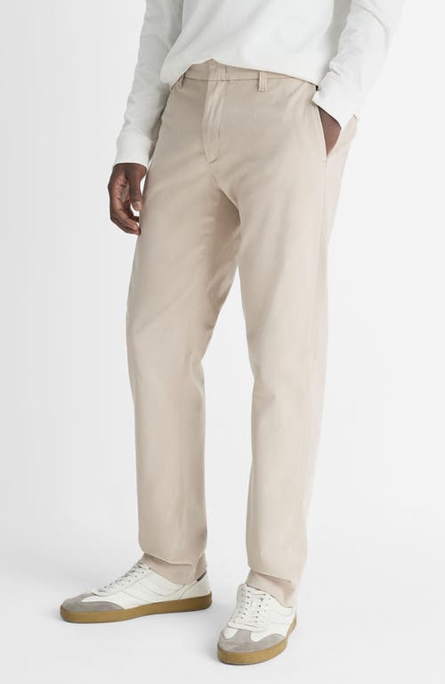 Vince Dylan Peached Stretch Cotton Chinos In Cahuenga Khaki