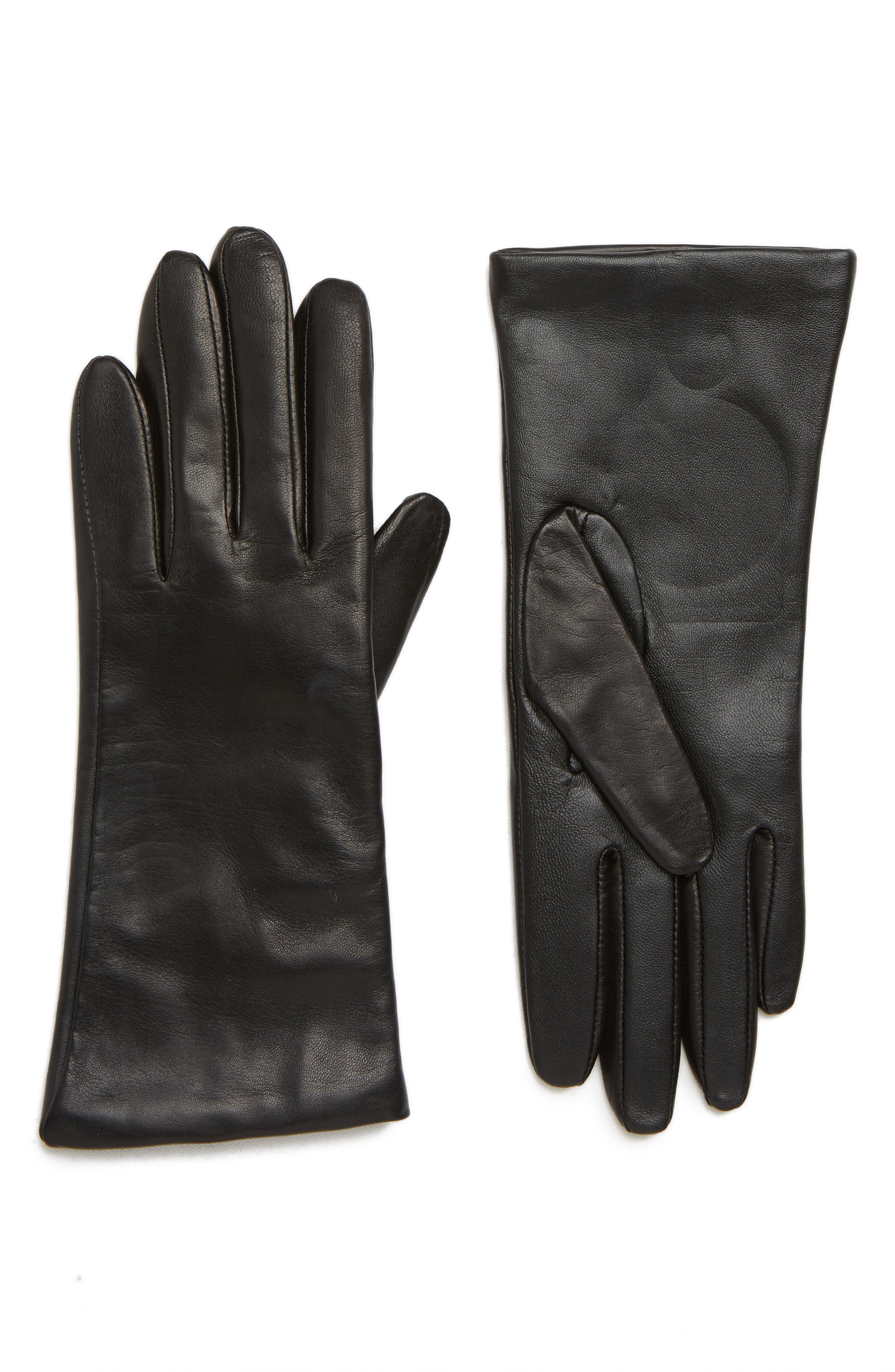 Downholme Touchscreen Leather Cashmere Lined Gloves for Women