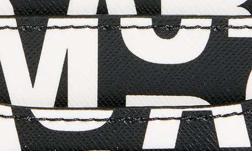 Marc Jacobs Jumbo Loog Card Wallet In Black/white