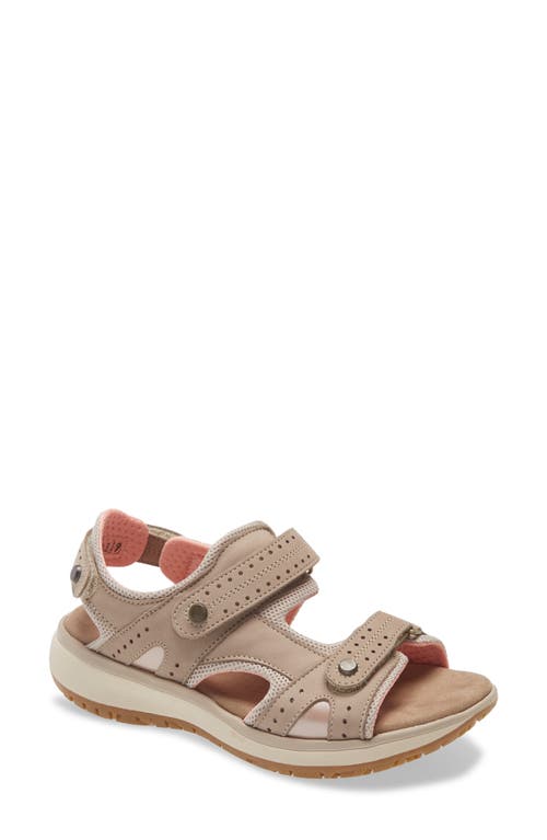 Embark Sandal in Taupe Leather