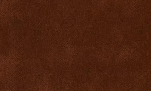 Drake's Suede Button-up Overshirt In 300 Dark Brown