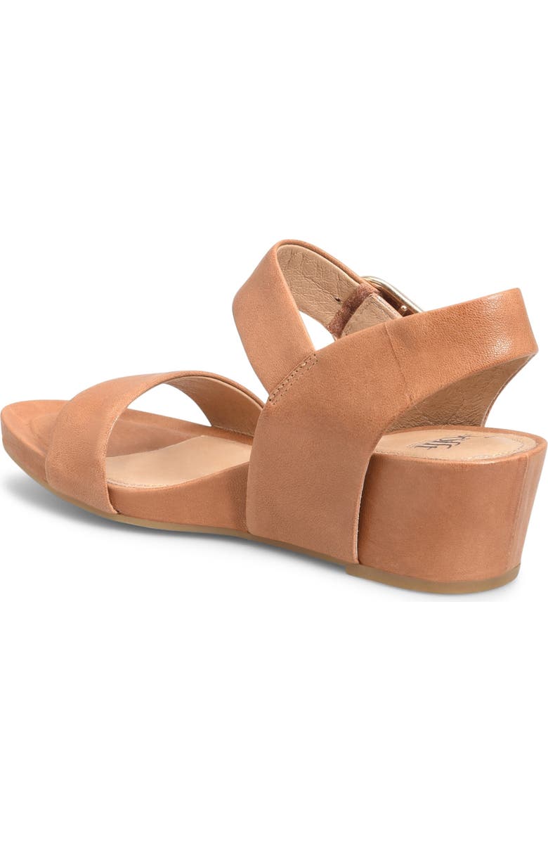 Söfft Vaya Wedge Sandal, Alternate, color, Luggage