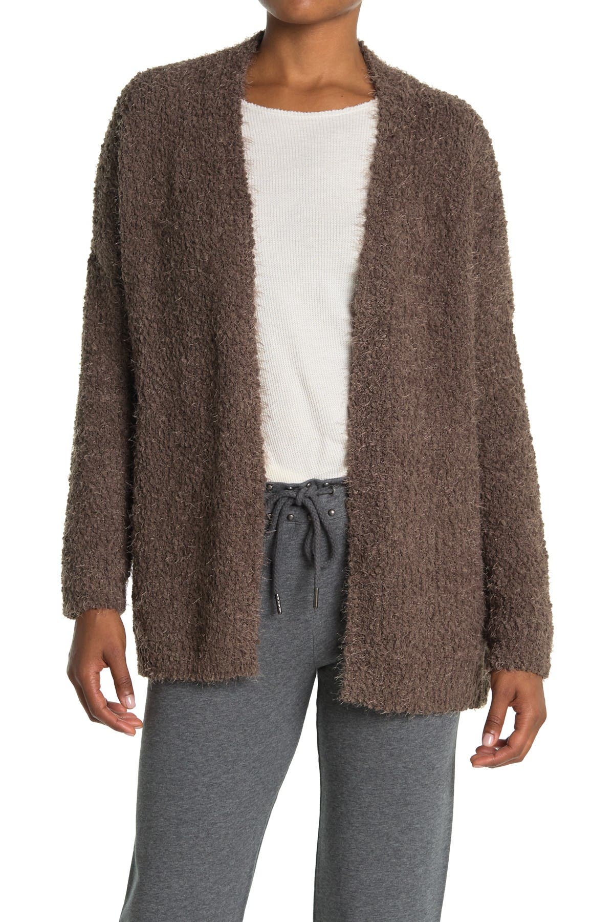 fuzzy cardigans