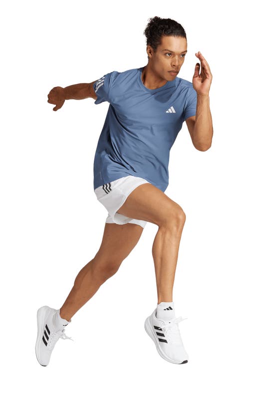 Shop Adidas Originals Adidas Own The Run Performance Running T-shirt In Preloved Ink