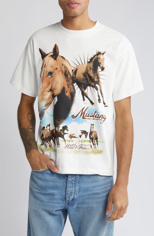 ID Supply Co Wild & Free Cotton Graphic T-Shirt White at Nordstrom,