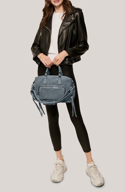 Aimee Kestenberg Away We Go Leather Satchel In Denim Leather