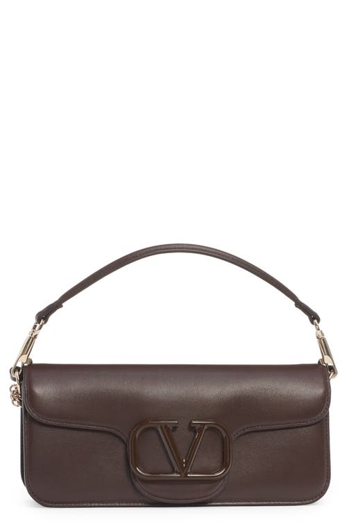 Valentino Garavani Small Rockstud Flap Leather Clutch in Ju5 Rouge Pur