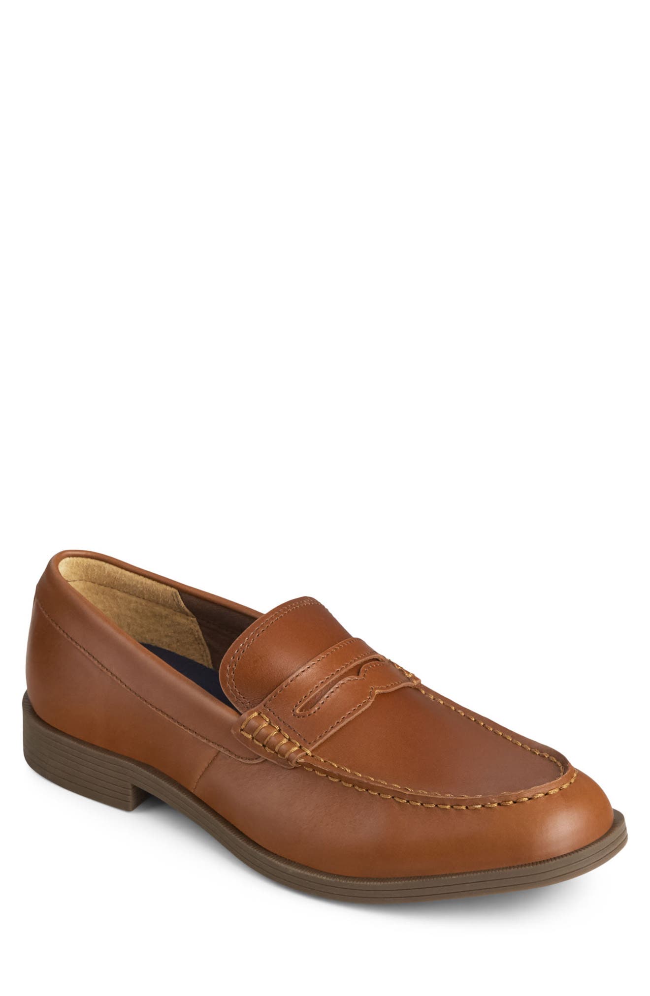 Sperry Manchester Leather Penny Loafer In Cognac | ModeSens