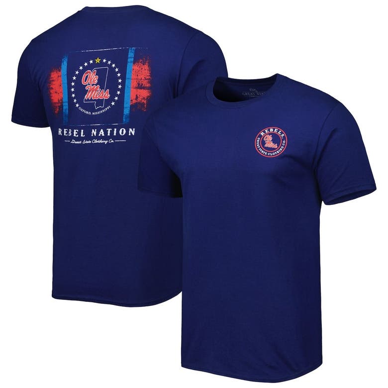 Flogrown Navy Ole Miss Rebels Local T-shirt